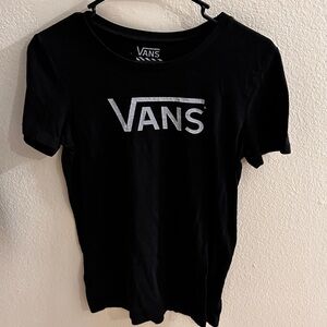 Vans Black Crew Neck Tee